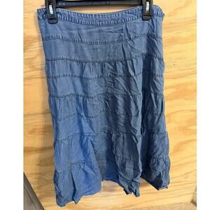 Women's Emma James Denim Maxi Skirt 14 Western Jean